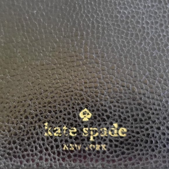 KATE SPADE Black Leather Fold Wallet - Picture 3 of 4